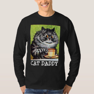 CAT DADDDY VATER LOUIS WAIN ART T - SHIRT