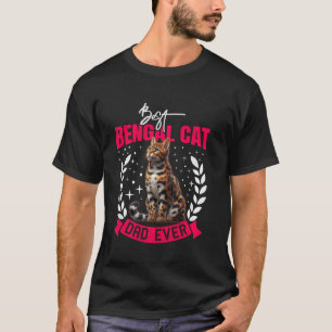 Cat Daddy BESTER BENGAL-KATZEN-VATER Aller Zeiten T-Shirt