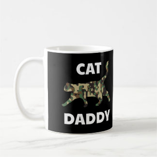 Cat Daddy Camouflage Funny Vater Hausbesitzer Vate Kaffeetasse