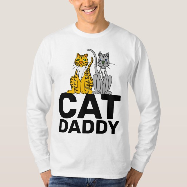 CAT-DADDY, CAT-VATER, MEN-T - SHIRT TYP T-SHIRTS (Vorderseite)