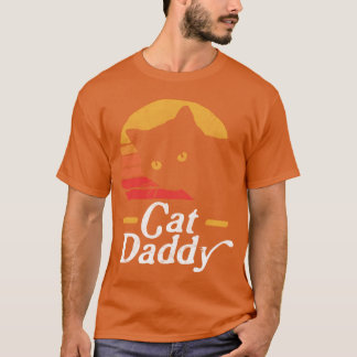 Cat Daddy Eighties Style Katze mitgenommen Freund T-Shirt