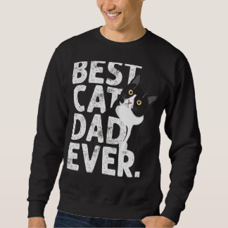 Cat Daddy Father Best Cat Vater Ever Sweatshirt