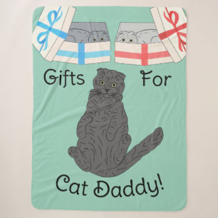 Cat Daddy Gifts Sherpa Blanket Sherpadecke