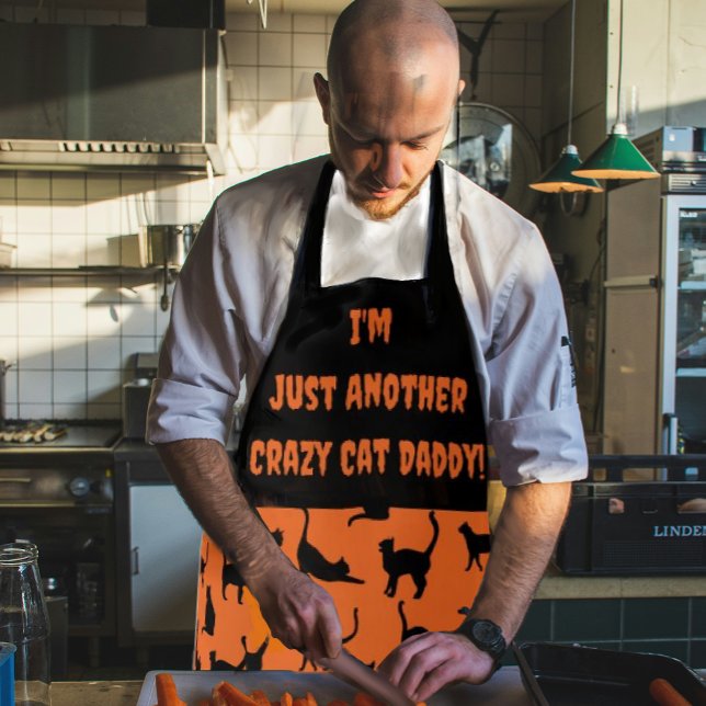 Cat Daddy Halloween Schürze (Funny personalized Halloween aprons!)