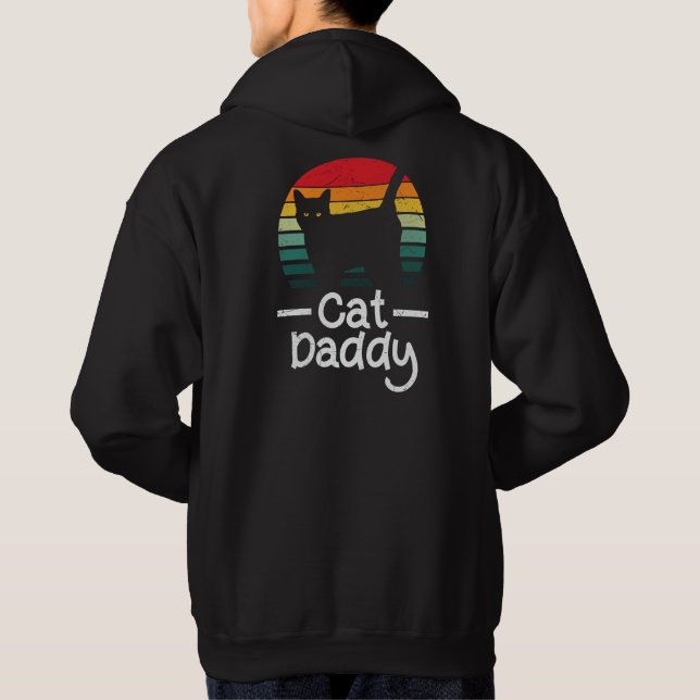 Cat Daddy Mens Hoodie (Rückseite)