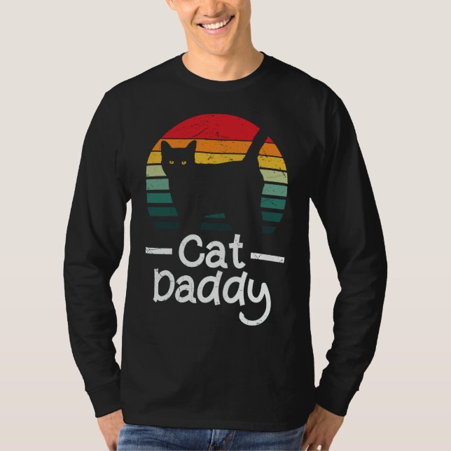 Cat Daddy Mens Long Sleeve T-Shirt (Vorderseite)