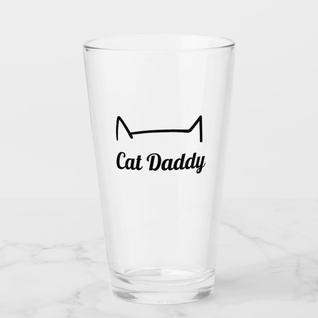Cat Daddy Pint Glass Glas (Vorderseite)