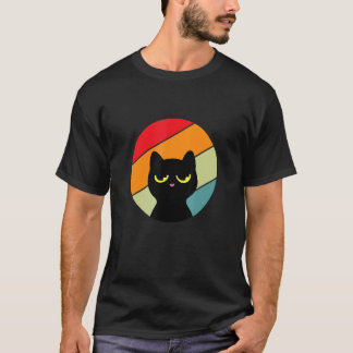 Cat Daddy, Retro-Sonnenuntergang im Stil der Achtz T-Shirt