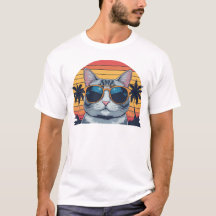Cat Daddy Sonnenbrille Sonnenuntergang Retro Fell
