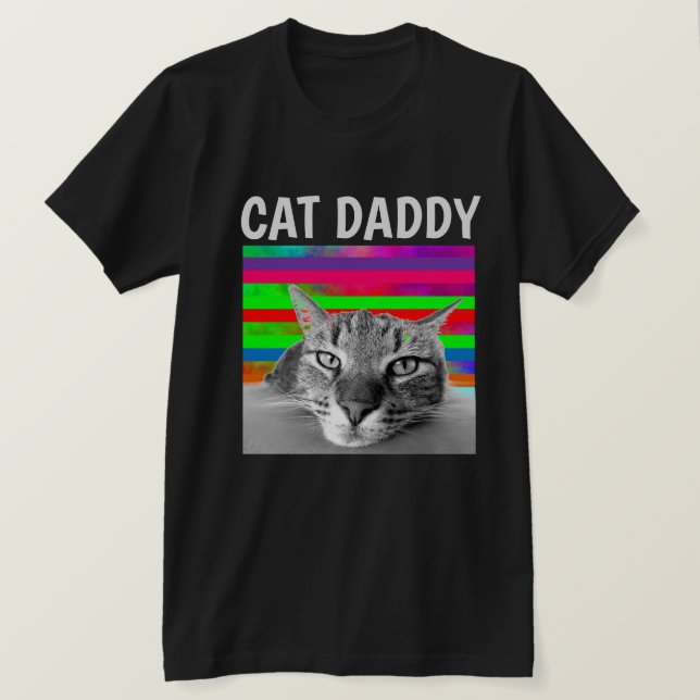 CAT DADDY VATER MENS T - Shirt (Design vorne)