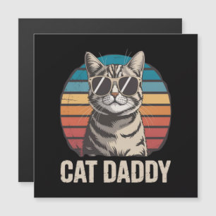 Cat Daddy Vatertag Magnetkarte