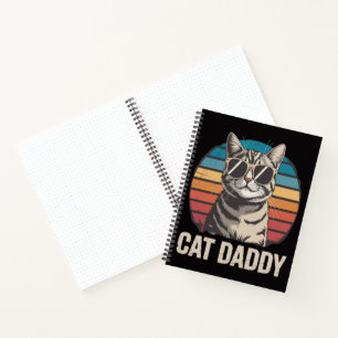 Cat Daddy Vatertag Notizbuch