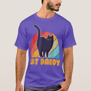 Cat Daddy Vintag Achtzig Style Cat Retro Geschenk  T-Shirt