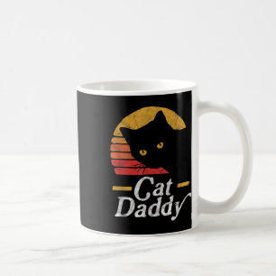 Cat Daddy Vintag Achtziges Stil Katze Retro Distor Kaffeetasse