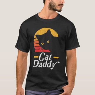 Cat Daddy Vintage Eighties Style Katze Retro abgen T-Shirt