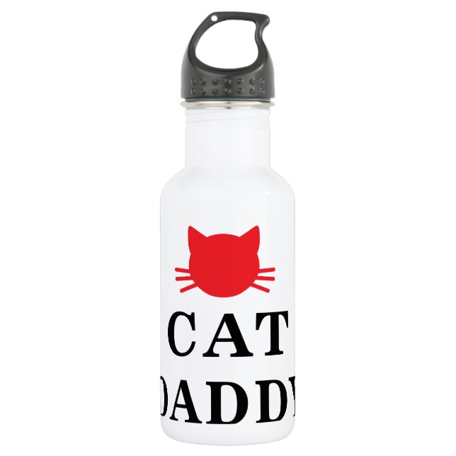 Cat Daddy Water Flasche Edelstahlflasche (Vorderseite)