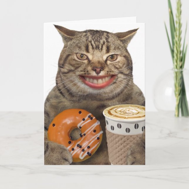 Cat Daddy's Day Card Karte (Vorderseite)