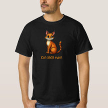 Cat dads Rule - Ein T - Shirt für den Vatertag