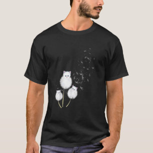 Cat Dandelion Blume SKT T-Shirt