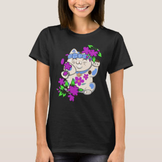 Cat Daruma Lucky Bringer Abbildung T-Shirt
