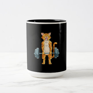 Cat Deadlift PowerHebegymnastik Hubgewichte . Zweifarbige Tasse