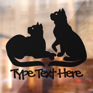 Cat Decal Personnaliser les décalques de fenêtre A