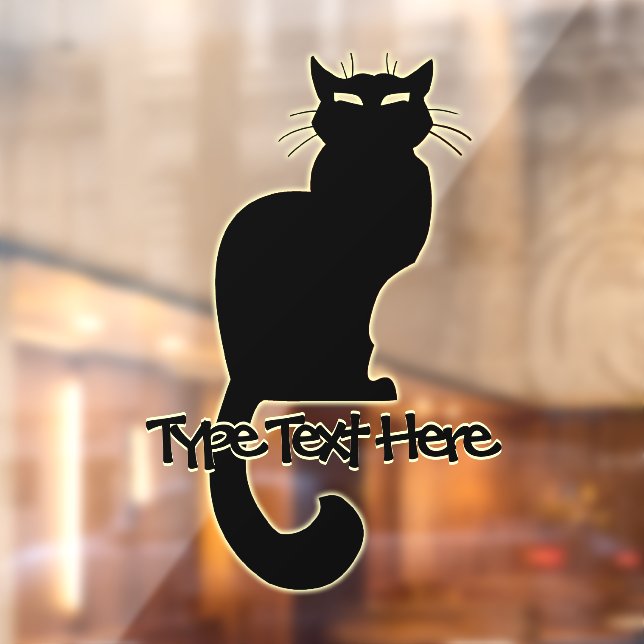 Cat Decal Personnaliser les décalques de fenêtre A (Feuille 2)