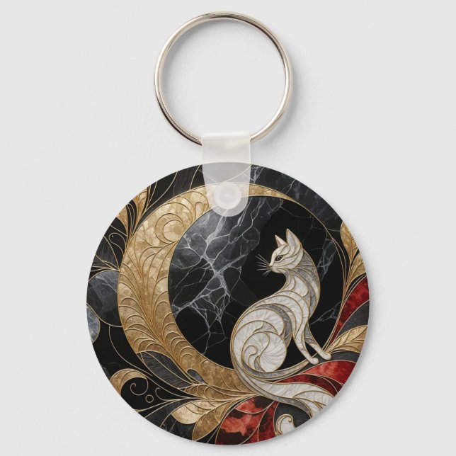 Cat Deko Schlüsselanhänger (Vorderseite)