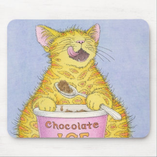 CAT, der Eiscreme isst Mousepad