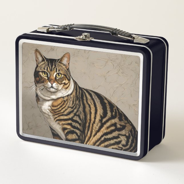 Cat Design Metal Lunchbox (Vorderseite)