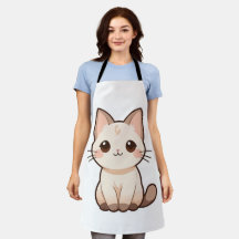 Cat Design-Schürze | Niedliche und stilvolle Schür