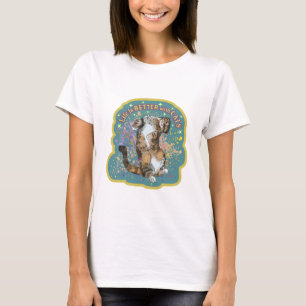 Cat Design T - Shirt Das Leben ist mit einer Katze