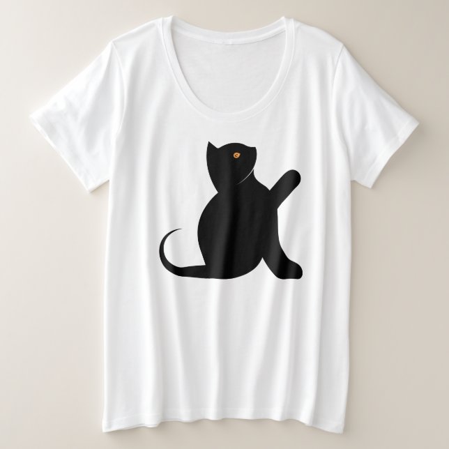 Cat dit bonjour (Design devant)