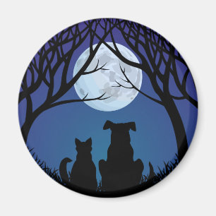 Cat & Dog Kühlschrankmagnet Best Friends Custom Ma