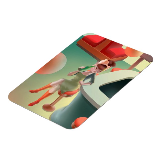 Cat Drink Ber in der Bar Magnet (Linke Seite)