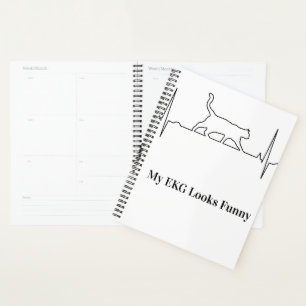 Cat EKG Calendar Planer