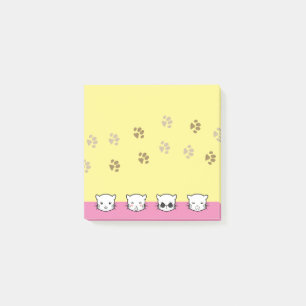 Cat Emoji Art 1 Post-it Klebezettel