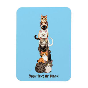 Cat-Er-Pillar Felinturm Magnet