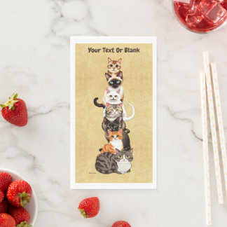 Cat-Er-Pillar Felinturm Serviette