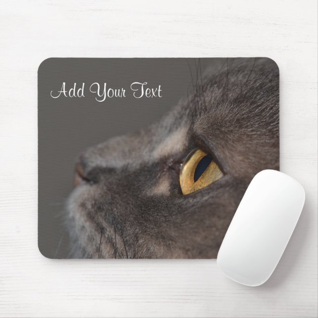 Cat Eye-Macro von Shirley Taylor Mousepad (Mit Mouse)