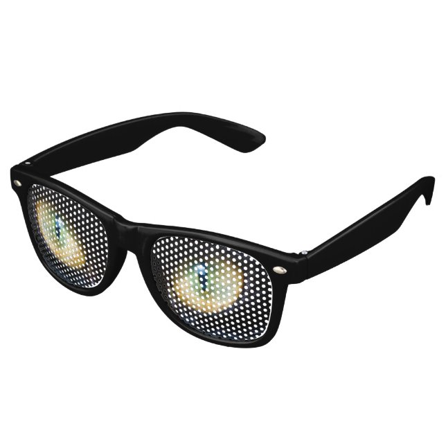 Cat Eyes Halloween-Party Shades Sonnenbrille (Schrägansicht)