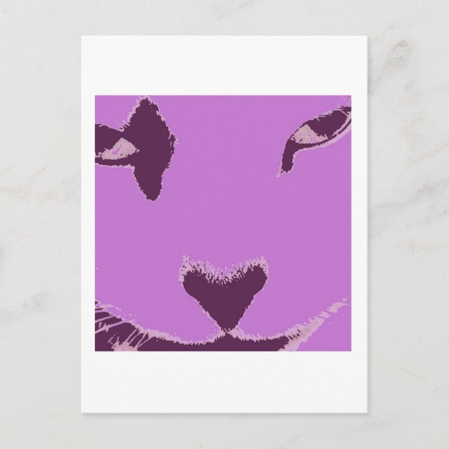 Cat Eyes Postkarte (Vorderseite)