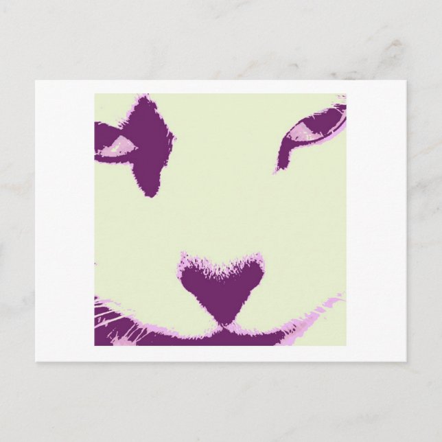 Cat Eyes Postkarte (Vorderseite)