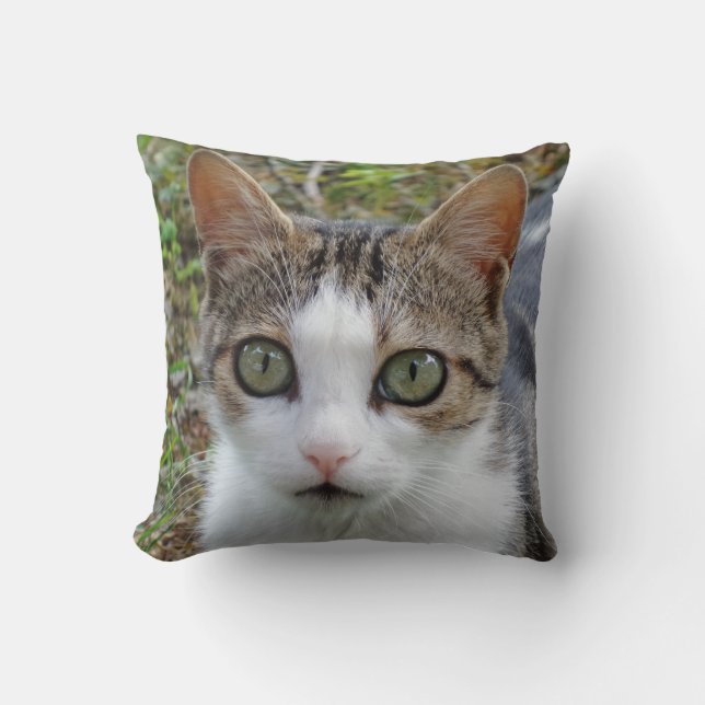Cat Eyes Throw Kissen (Vorderseite)