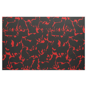 Cat Fabric Cat Lover Art Muster Stoffe