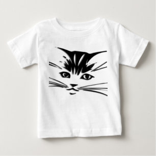 Cat Face Baby T Shirt