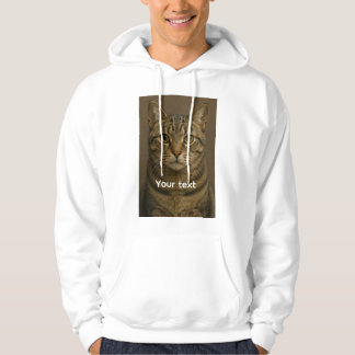 Cat Face Hoodie mit benutzerdefiniertem Text - Car
