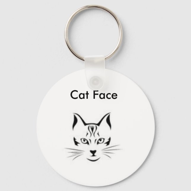 Cat Face Schlüsselanhänger (Vorderseite)