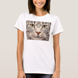 Cat Face T-Shirt für Frauen