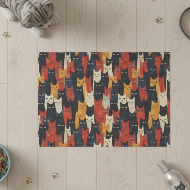 Cat Faces Fun Muster Seidenpapier (Von Creator hochgeladen)